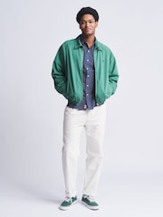 Aubin Stow Cotton Twill Harrington Jacket - Image 3 of 7