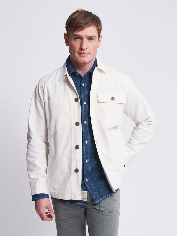 Aubin Kent Cotton Canvas Overshirt - Image 1 of 5
