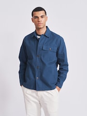 Aubin Kent Cotton Canvas Overshirt - Image 3 of 7