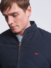 Aubin Blue Laxton Diamond Quilted Jacket - Image 4 of 7
