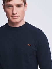 Aubin Collum Cotton Crew Neck Jumper - Image 4 of 7
