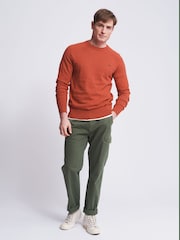 Aubin Collum Cotton Crew Neck Jumper - Image 3 of 7