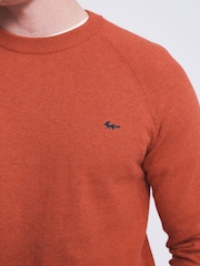 Aubin Collum Cotton Crew Neck Jumper - Image 4 of 7