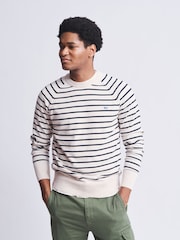 Aubin Collum Cotton Crew Neck Jumper - Image 1 of 7