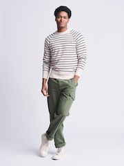 Aubin Collum Cotton Crew Neck Jumper - Image 3 of 7