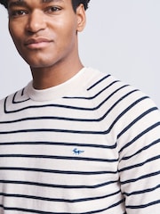 Aubin Collum Cotton Crew Neck Jumper - Image 4 of 7