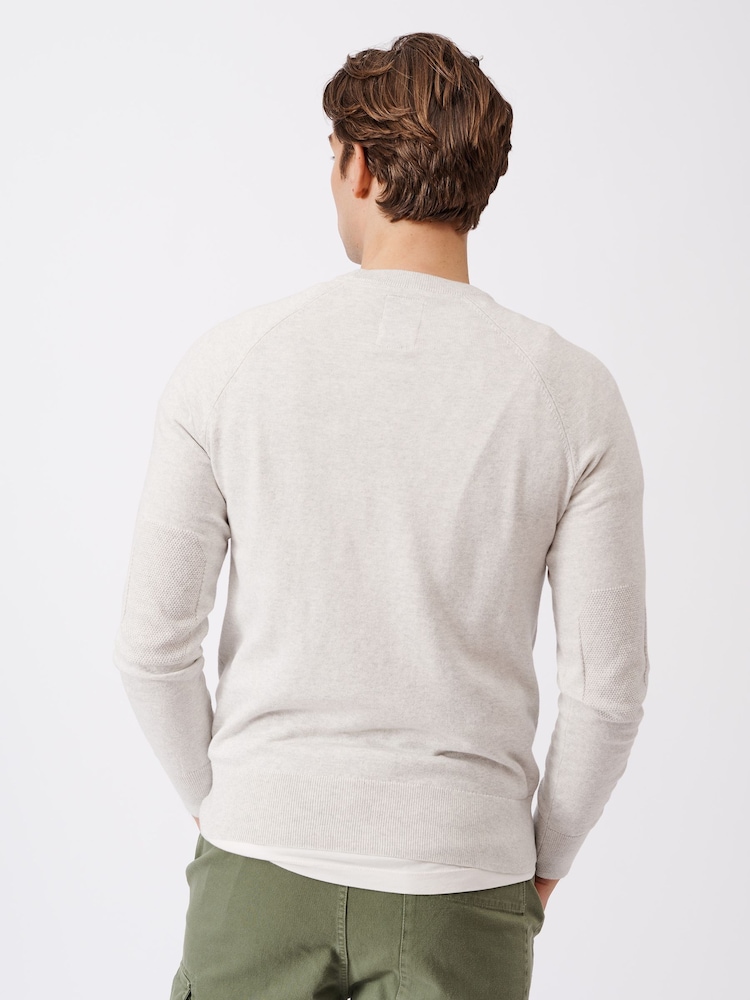 Aubin Collum Cotton Crew Neck Jumper - Image 2 of 7