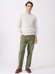 Aubin Collum Cotton Crew Neck Jumper - Image 3 of 7