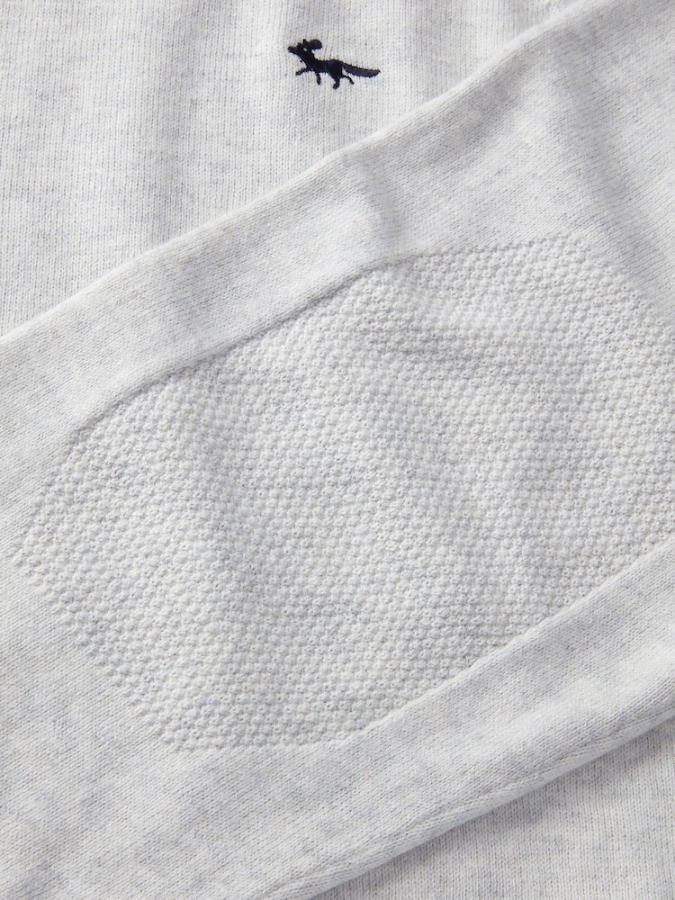 Aubin Bonby Quarter Zip Cotton Jumper - Image 8 of 8