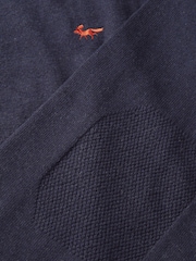 Aubin Bonby Quarter Zip Cotton Jumper - Image 6 of 7