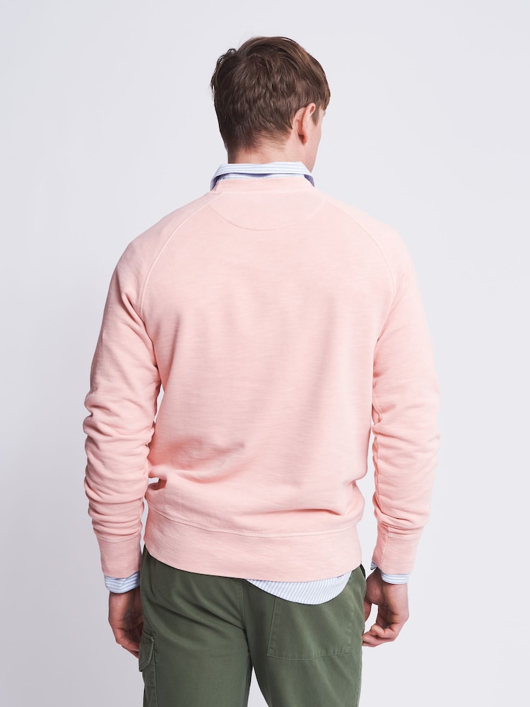 Aubin Garsdale Slub Crew Sweat Top - Image 2 of 6