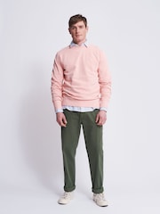 Aubin Garsdale Slub Crew Sweat Top - Image 3 of 6