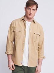 Aubin Sand Warley Overshirt - Image 1 of 6