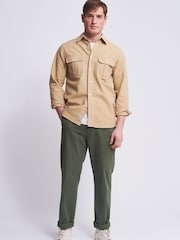 Aubin Sand Warley Overshirt - Image 3 of 6