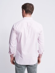 Aubin Pink Aldridge Oxford Button Down 100% Cotton Shirt - Image 2 of 7