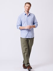 Aubin Gladstone Poplin Button Shirt - Image 3 of 7
