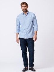 Aubin Gladstone Poplin Button Shirt - Image 3 of 6