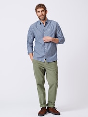 Aubin Gladstone Poplin Button Shirt - Image 3 of 5