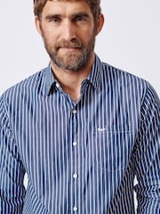 Aubin Gladstone Poplin Button Shirt - Image 4 of 5