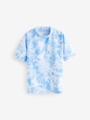 Blue Tie-Dye Rash Vest (3-16yrs) - Image 6 of 8