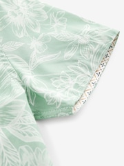 Green Short Sleeves Printed Shirt (3-16yrs) - Image 4 of 4