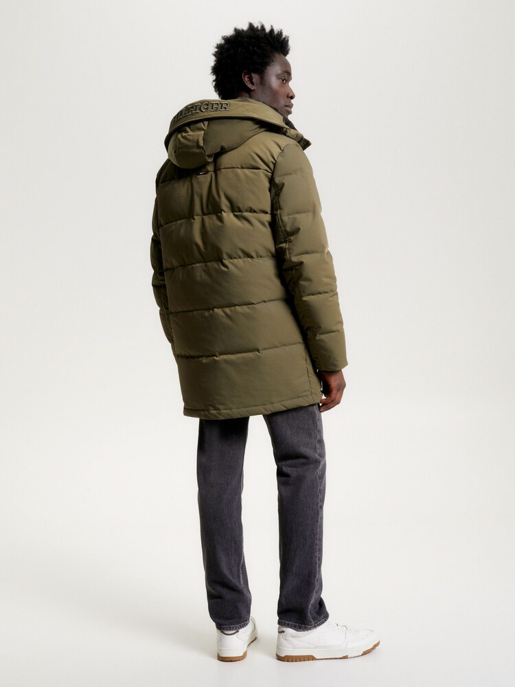 Tommy Hilfiger Green Rockie Utility Parka Coat Jacket - Image 2 of 6