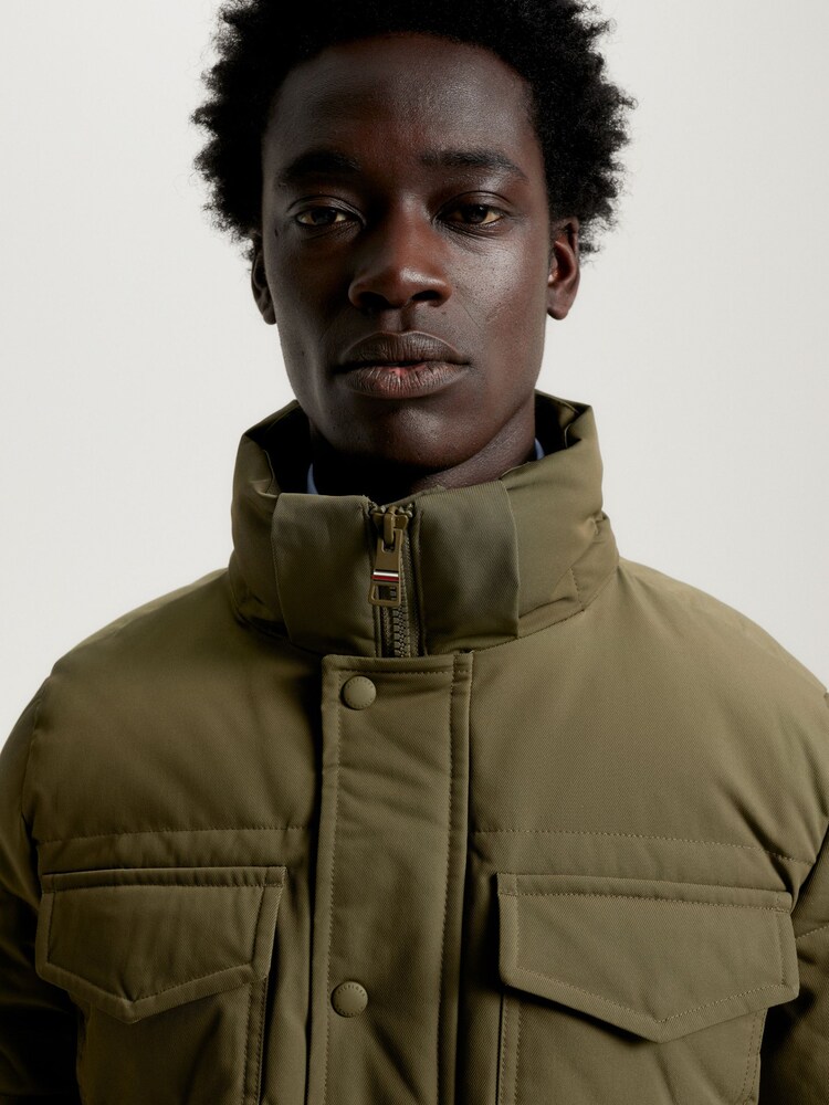 Tommy Hilfiger Green Rockie Utility Parka Coat Jacket - Image 5 of 6