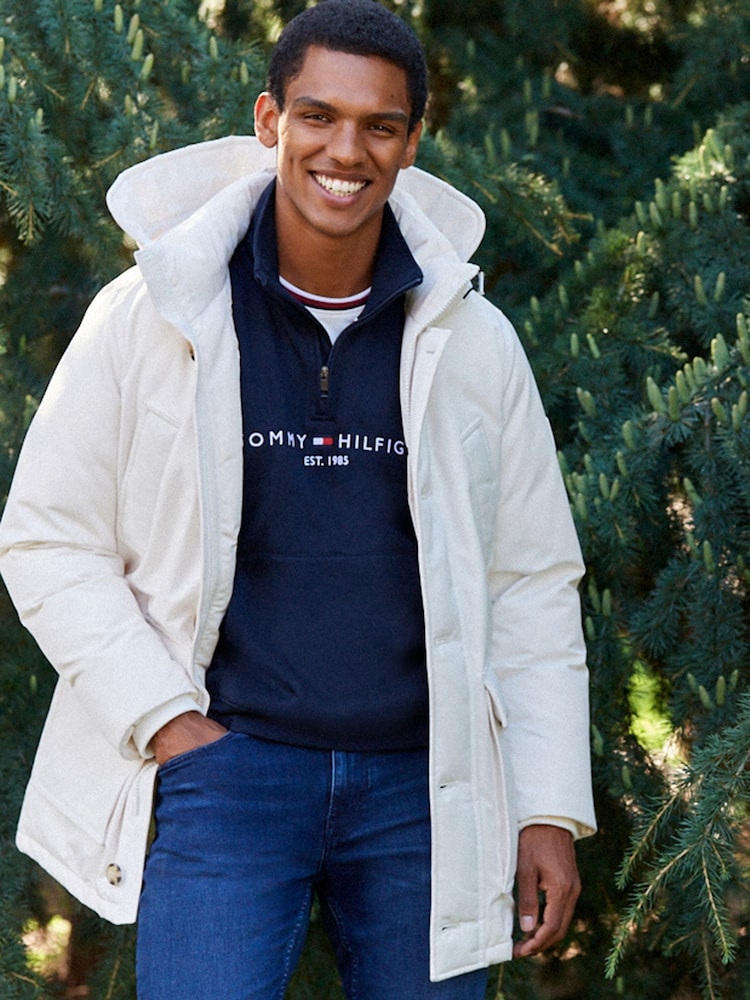 Tommy Hilfiger Rockie Non-Fur Down Parka Hooded Jacket - Image 2 of 3