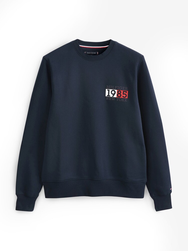 Tommy Hilfiger Sweat bleu avec drapeau de New York - Image 1 of 1