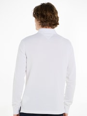 Branco - Tommy Hilfiger 1985 Camisa Polo Regular Manga Longa - Imagem 2 de 6