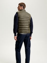 Tommy Hilfiger Green Packable Recycled Gilet - Image 2 of 7