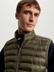 Tommy Hilfiger Green Packable Recycled Gilet - Image 4 of 7
