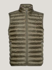 Tommy Hilfiger Green Packable Recycled Gilet - Image 6 of 7