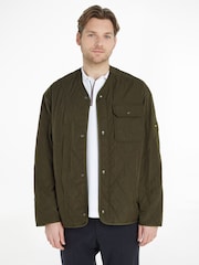 Tommy Hilfiger Green Packable Recycled Linear Jacket - Image 1 of 5