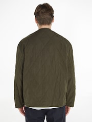 Tommy Hilfiger Green Packable Recycled Linear Jacket - Image 2 of 5