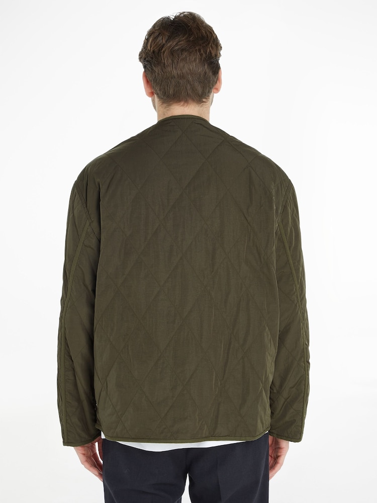 Tommy Hilfiger Green Packable Recycled Linear Jacket - Image 2 of 5