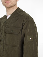 Tommy Hilfiger Green Packable Recycled Linear Jacket - Image 3 of 5
