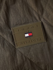 Tommy Hilfiger Green Packable Recycled Linear Jacket - Image 4 of 5