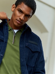Blau - Tommy Hilfiger Solid Hemdjacke aus Cord, Grün - Bild 2 von 9