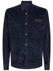 Blau - Tommy Hilfiger Solid Hemdjacke aus Cord, Grün - Bild 8 von 9