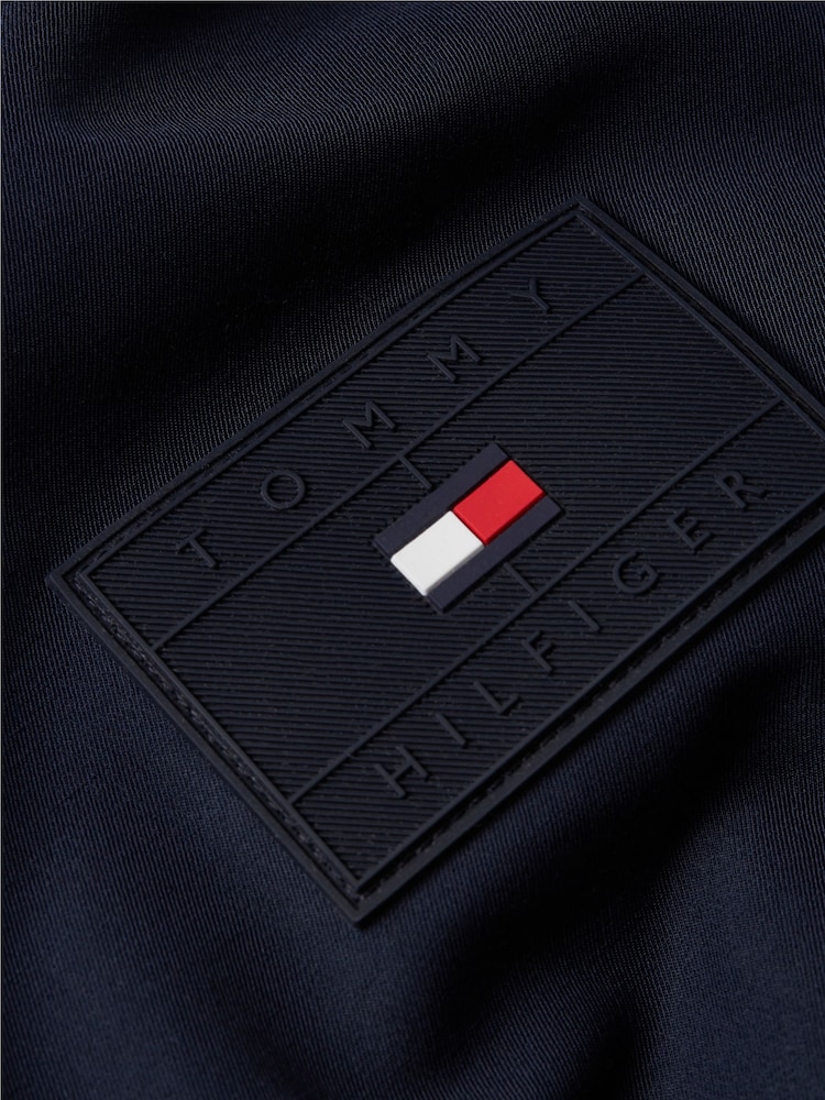 Tommy Hilfiger Blue Non-Fur Down Rockie Parka Hooded Jacket - Image 5 of 5