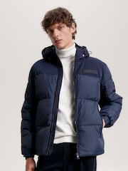 Tommy Hilfiger Blue New York Hooded Jacket - Image 1 of 6