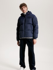 Tommy Hilfiger Blue New York Hooded Jacket - Image 3 of 6