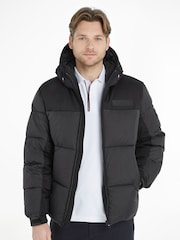 Tommy Hilfiger Black New York Hooded Jacket - Image 2 of 7
