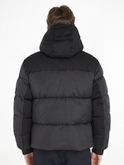Tommy Hilfiger Black New York Hooded Jacket - Image 3 of 7