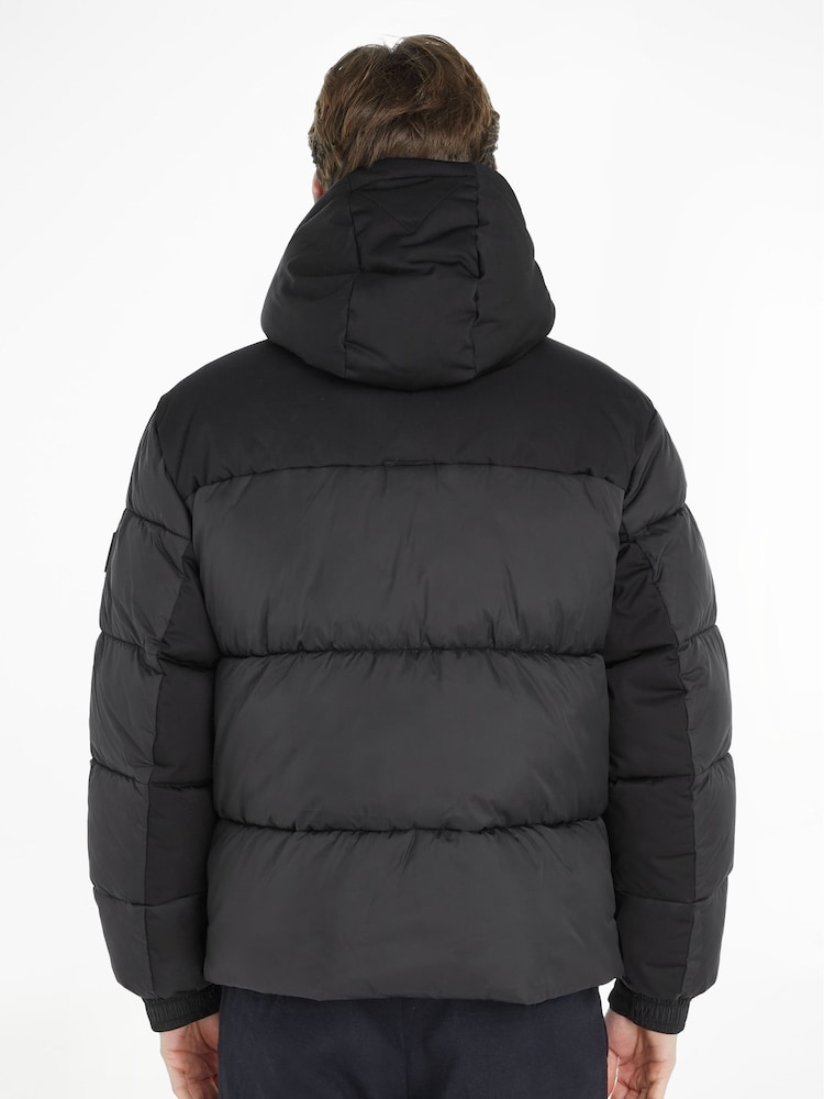Tommy Hilfiger Black New York Hooded Jacket - Image 3 of 7