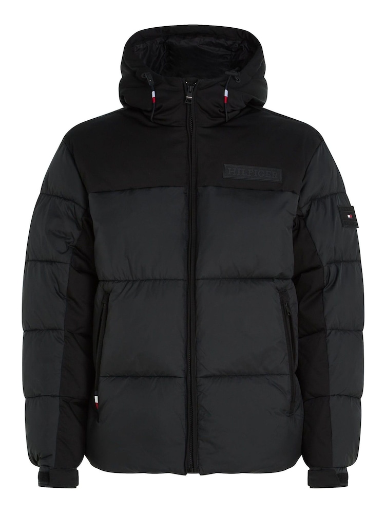 Tommy Hilfiger Black New York Hooded Jacket - Image 5 of 7