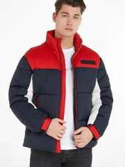Tommy Hilfiger Blue New York Puffer Jacket - Image 3 of 6