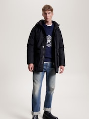 Tommy Hilfiger Rockie Non-Fur Down Parka Hooded Jacket - Image 3 of 5