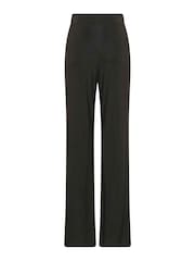 Long Tall Sally Black Stretch Palazzo Wide Leg Trousers - Image 3 of 4